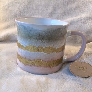 ✨Cute pink and gold sparkle mug ✨